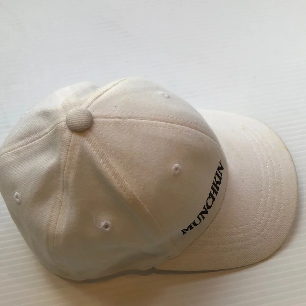Lids Flexfit Cream Color Baseball Cap Blue Embroidery Munchkin Youth One Size
